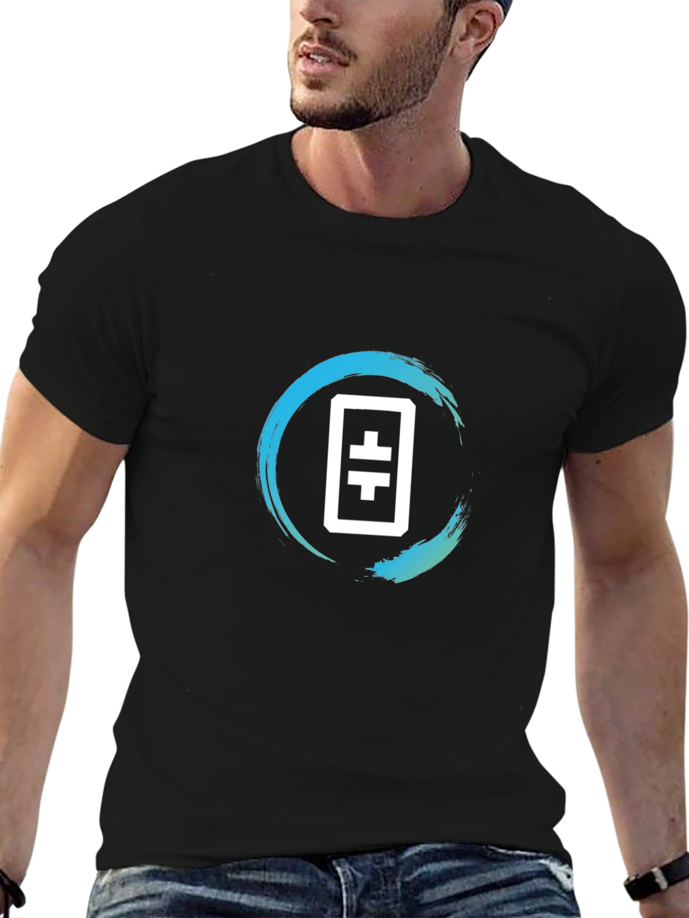 Modern Graphic Tee - Theta Token Design
