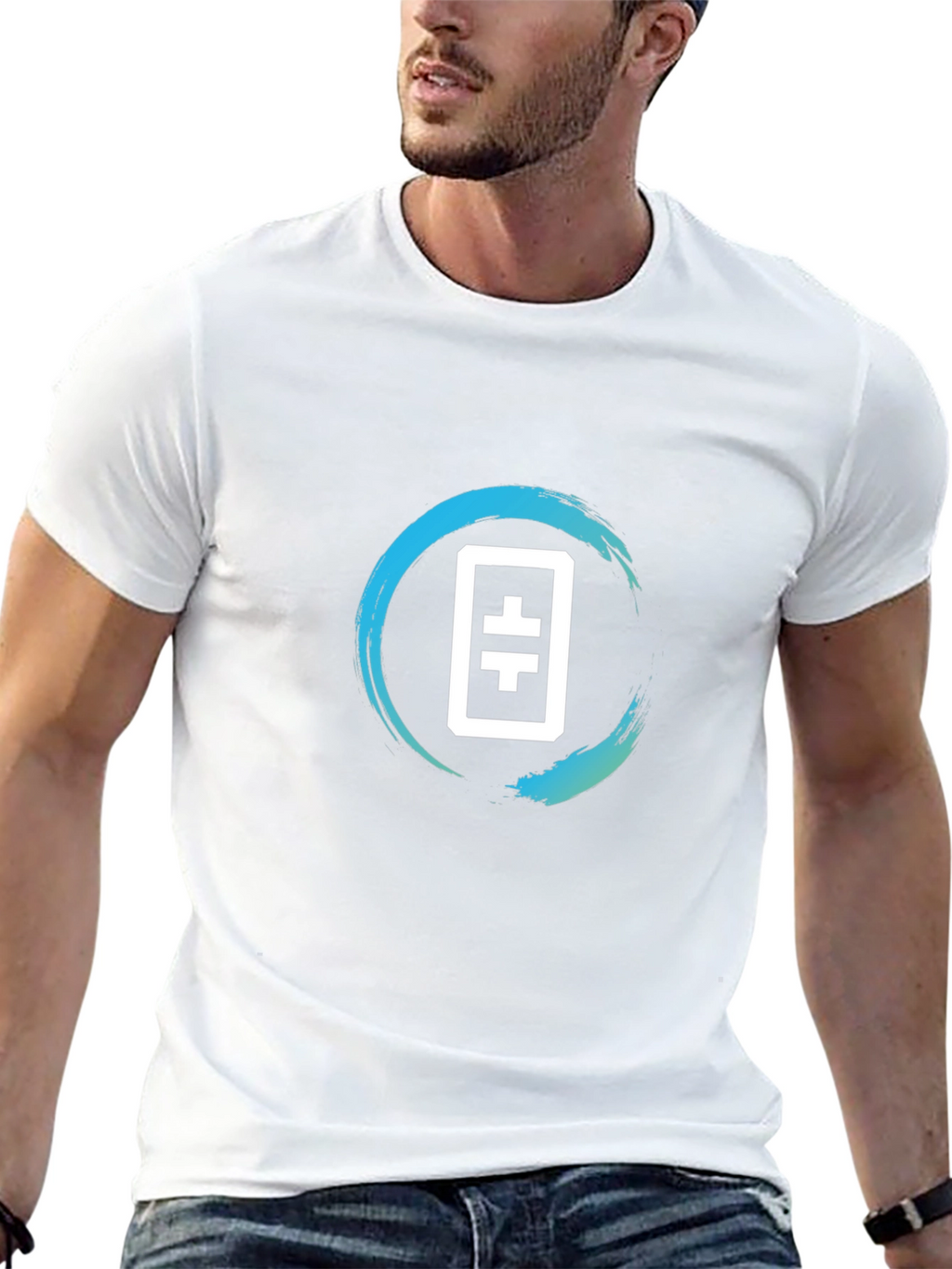 Modern Graphic Tee - Theta Token Design