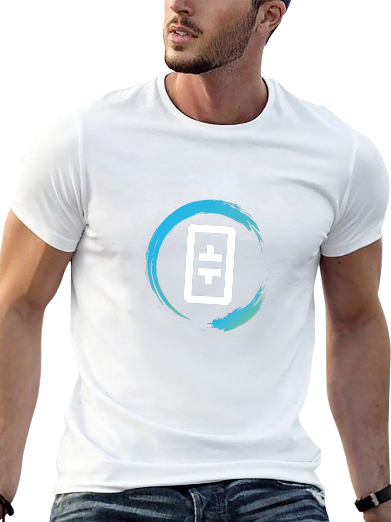 Modern Graphic Tee - Theta Token Design