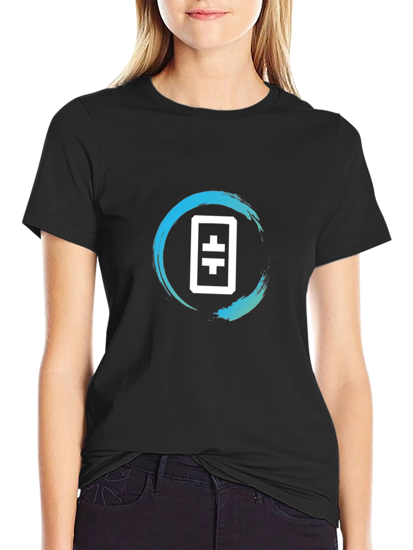 Modern Graphic Tee - Theta Token Design