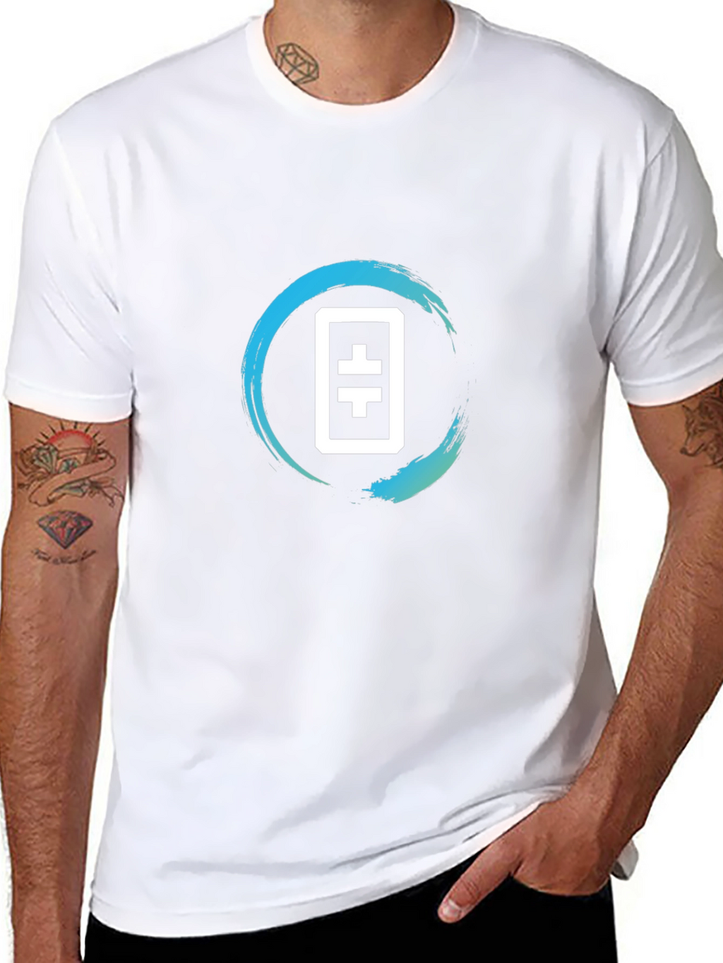 Modern Graphic Tee - Theta Token Design