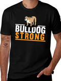 Bulldog Strong Graphic T-Shirt