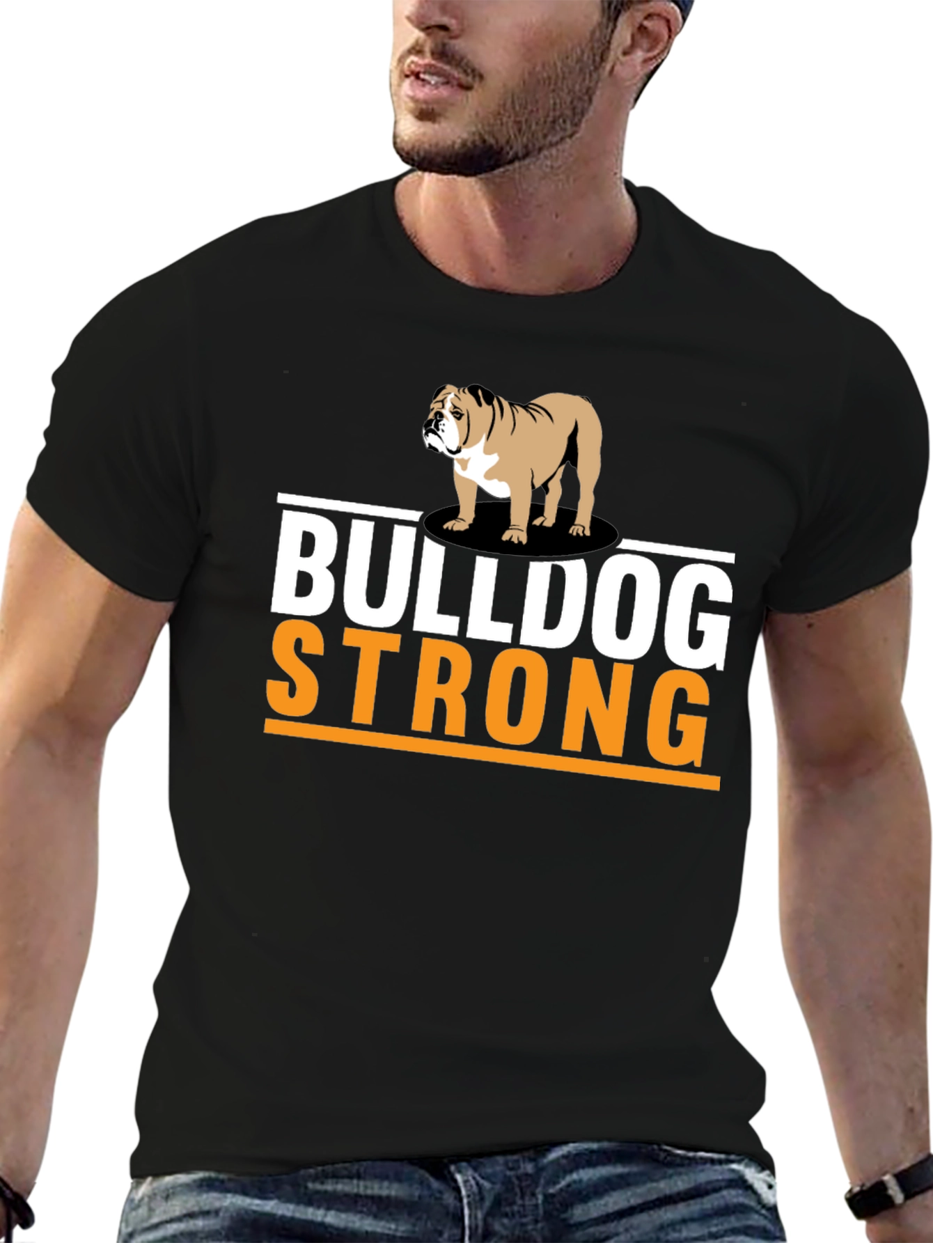 Bulldog Strong Graphic T-Shirt