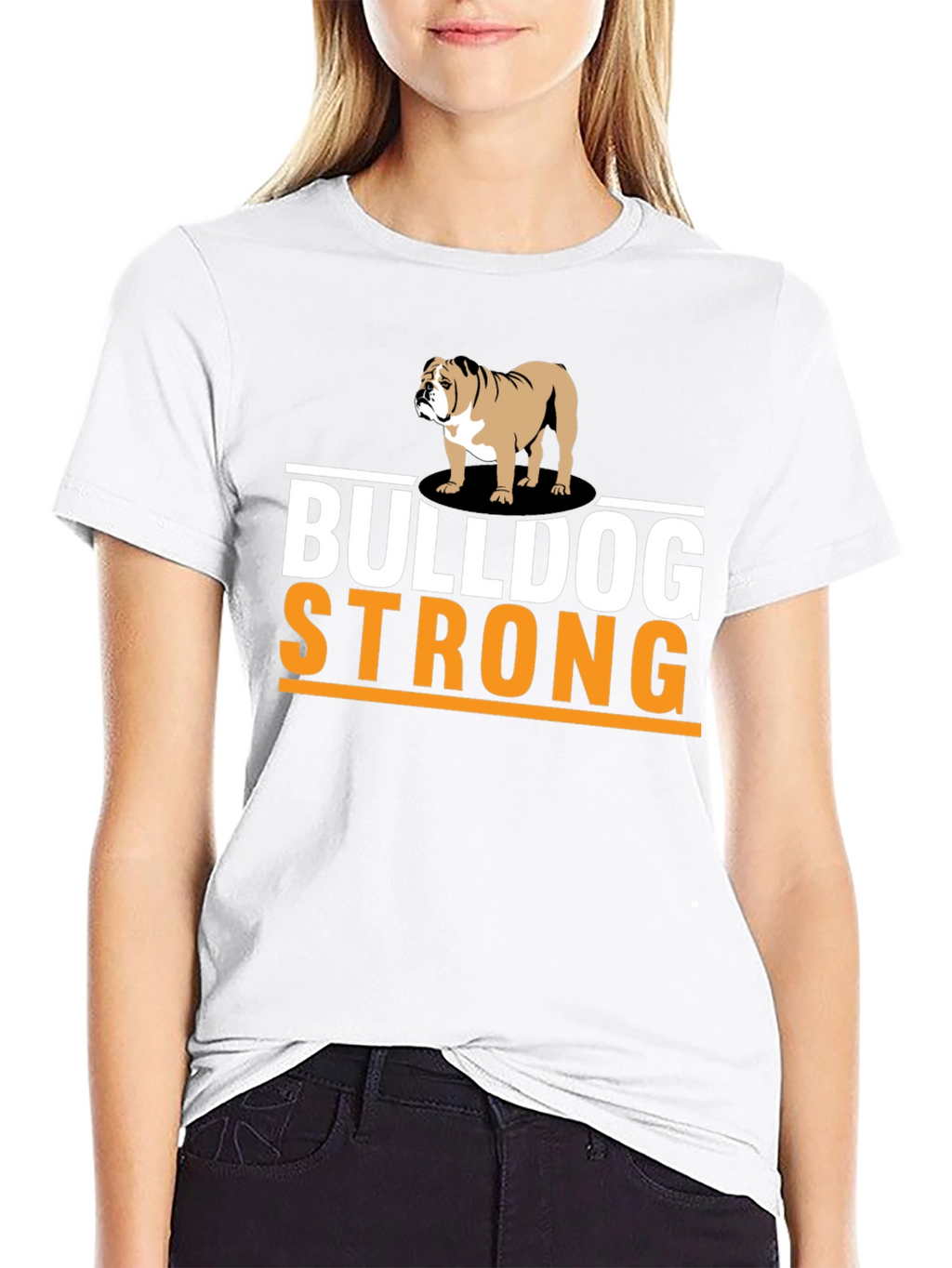 Bulldog Strong Graphic T-Shirt