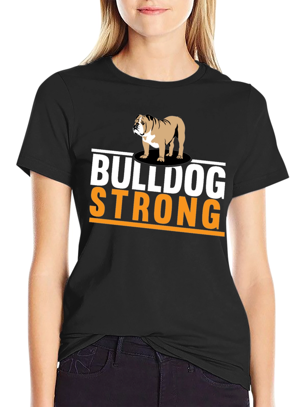 Bulldog Strong Graphic T-Shirt