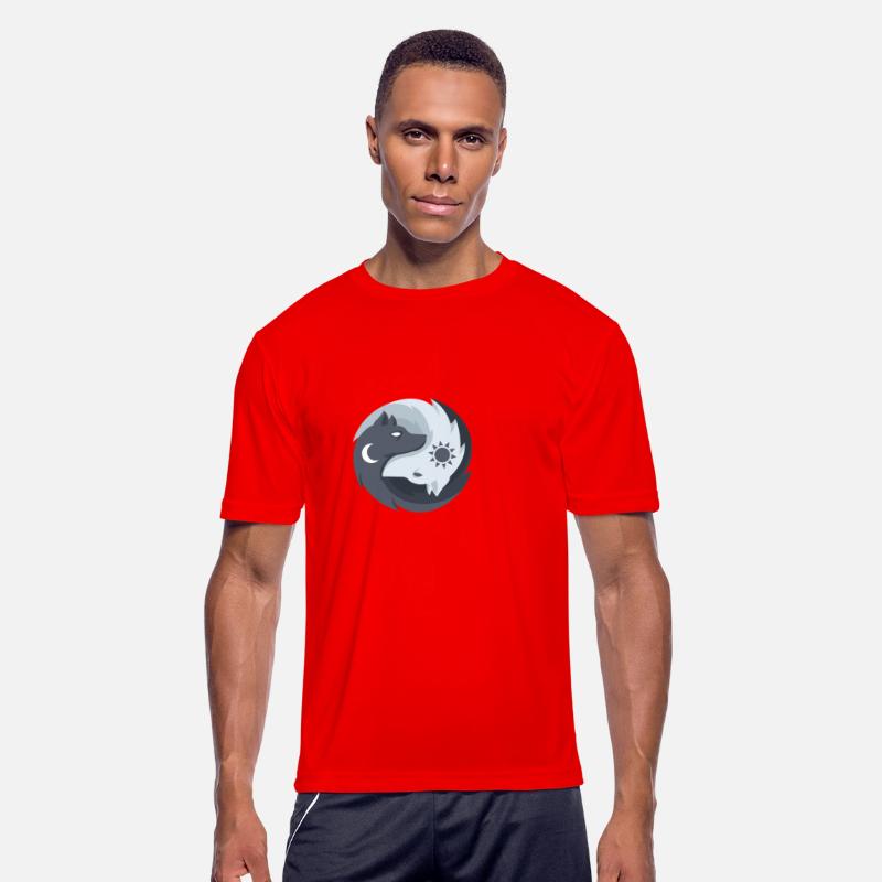 Yin Yang Wolfes Taoism Buddhism Spiritual Balance