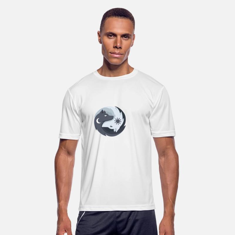 Yin Yang Wolfes Taoism Buddhism Spiritual Balance