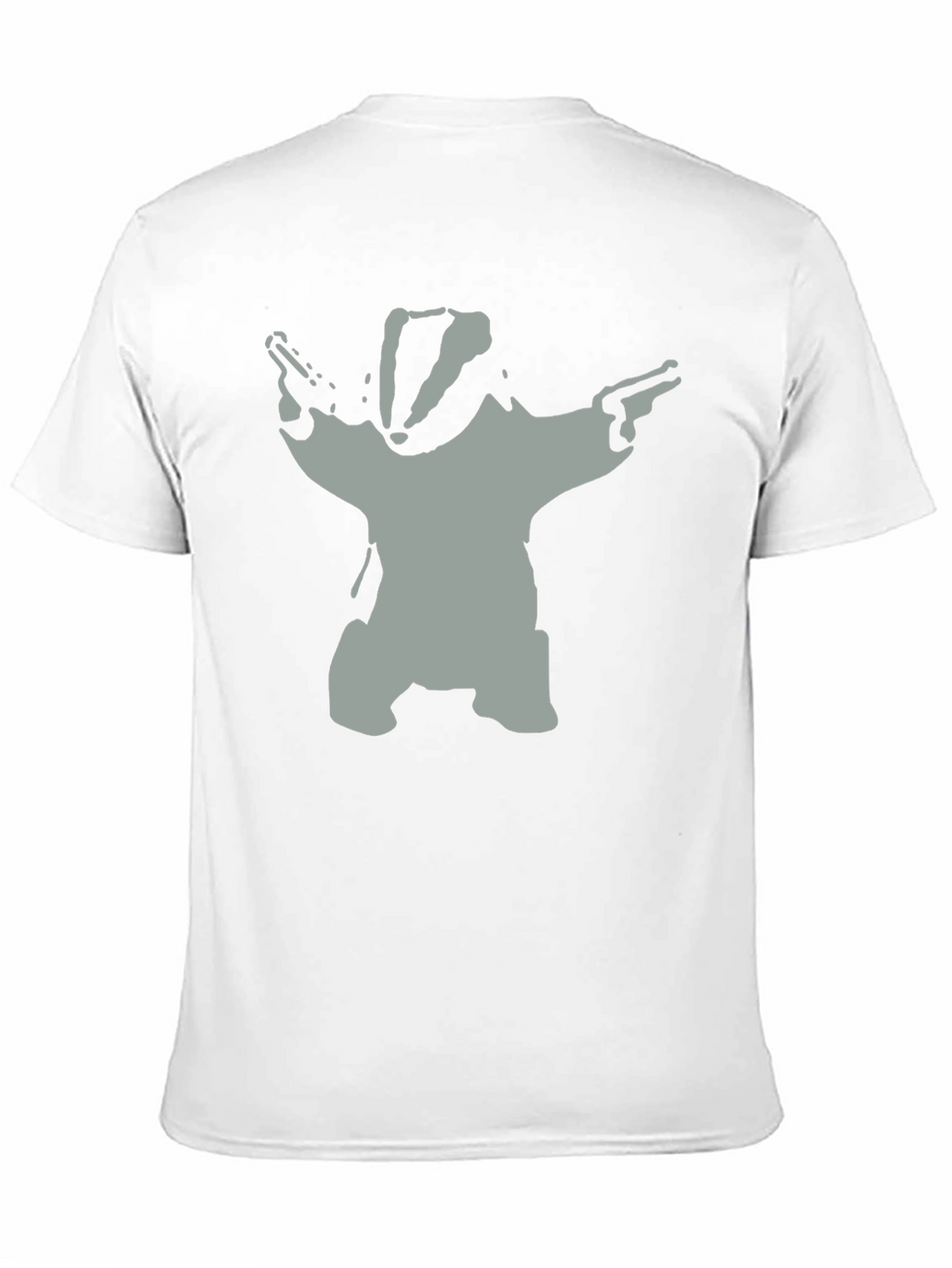 Badger Bandit T-Shirt - Black Cotton Crew Neck Tee