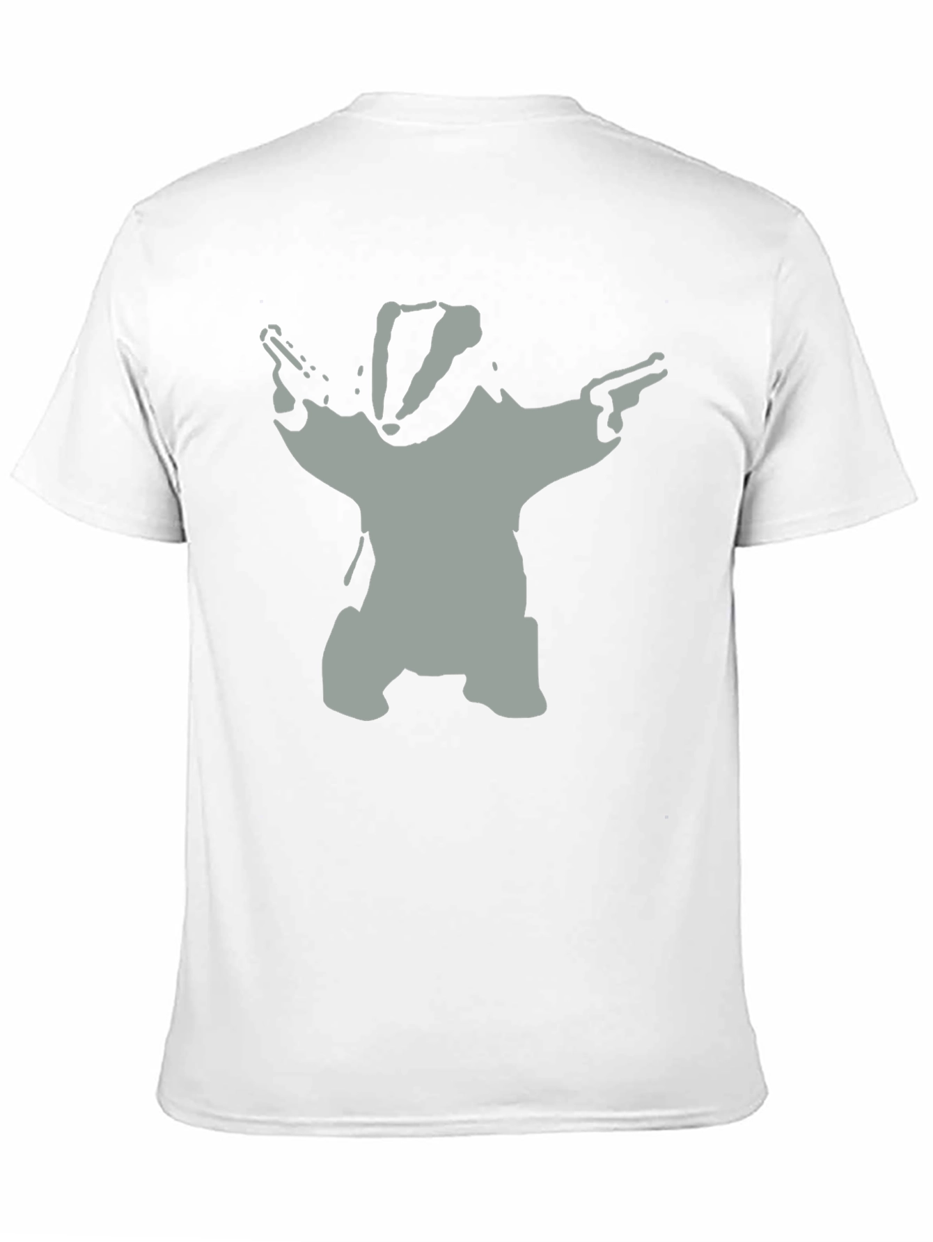 Badger Bandit T-Shirt - Black Cotton Crew Neck Tee