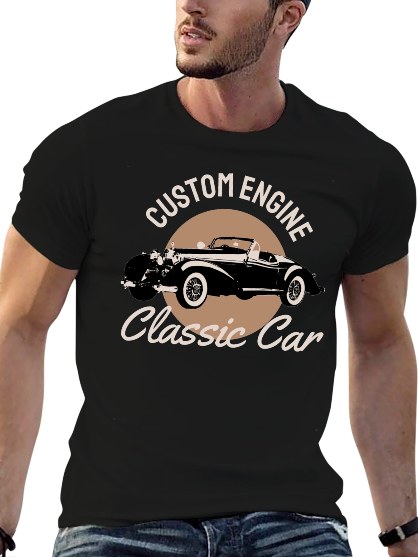 Classic Car T-Shirt - Custom Engine Tee