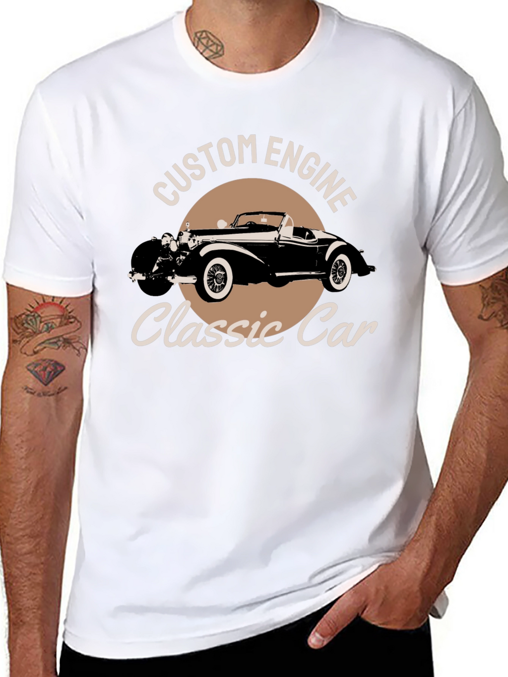Classic Car T-Shirt - Custom Engine Tee