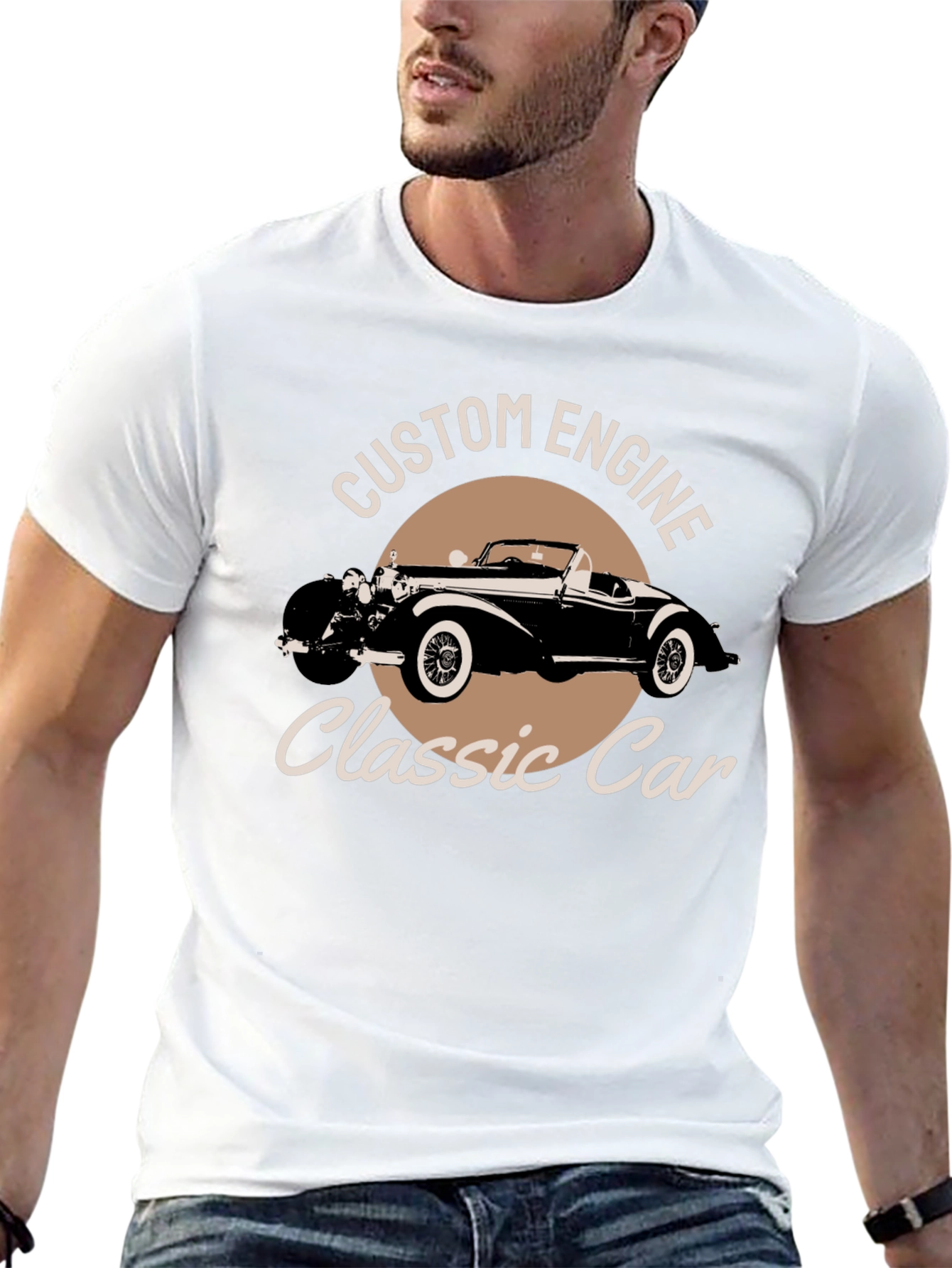 Classic Car T-Shirt - Custom Engine Tee