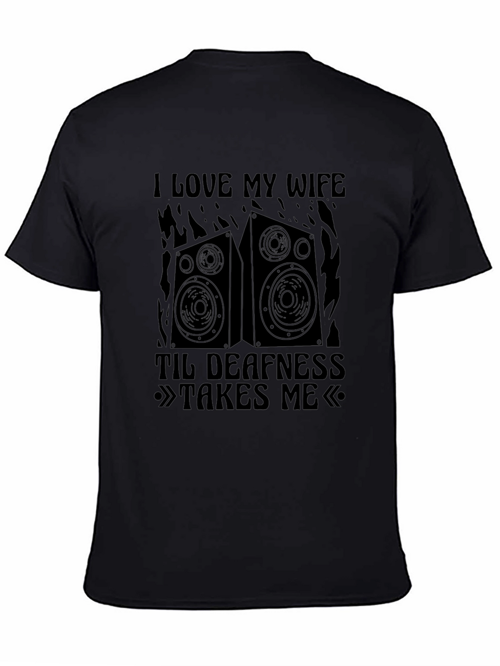 I Love My Wife Speaker Graphic Tee