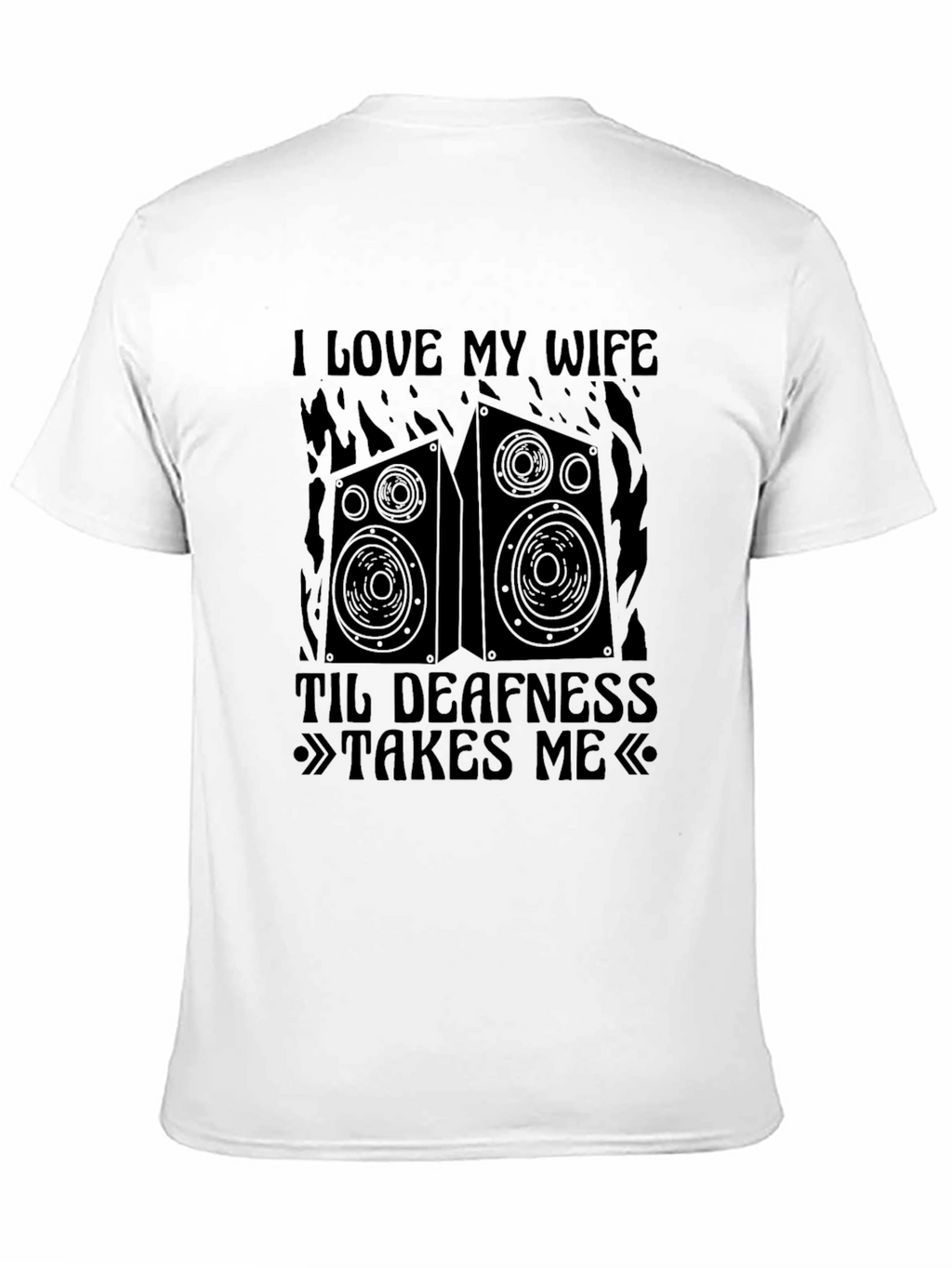 I Love My Wife Speaker Graphic Tee