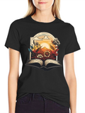 Floral Book T-Shirt - Read in Bloom