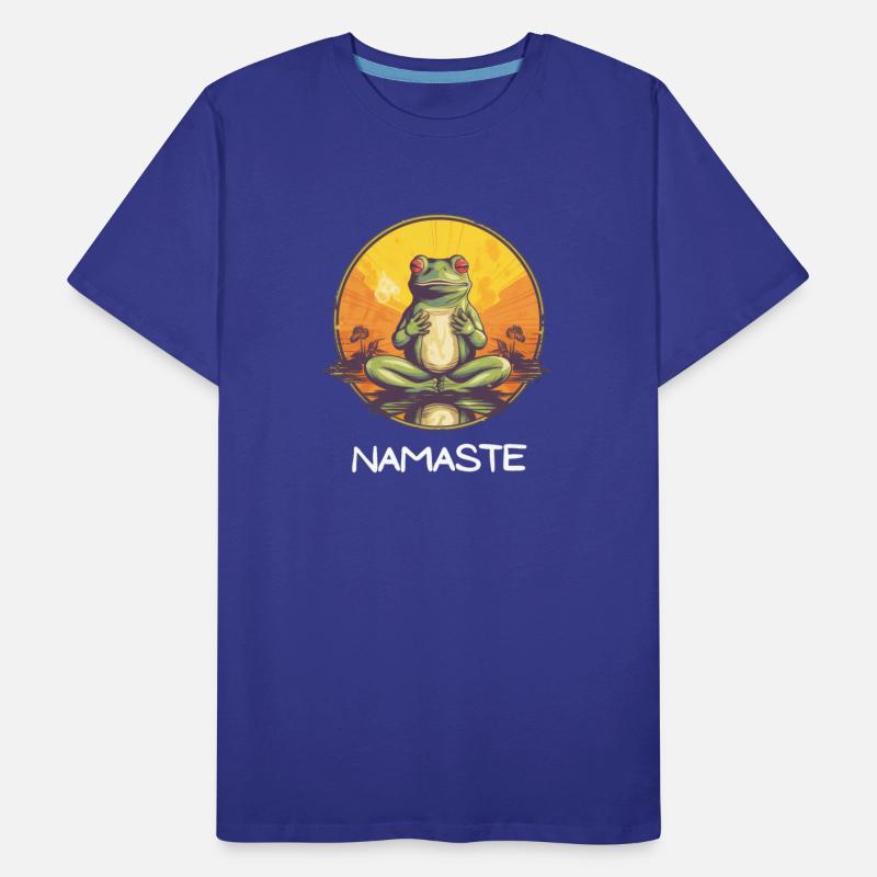 Yoga Meditation Namaste Frog Tee