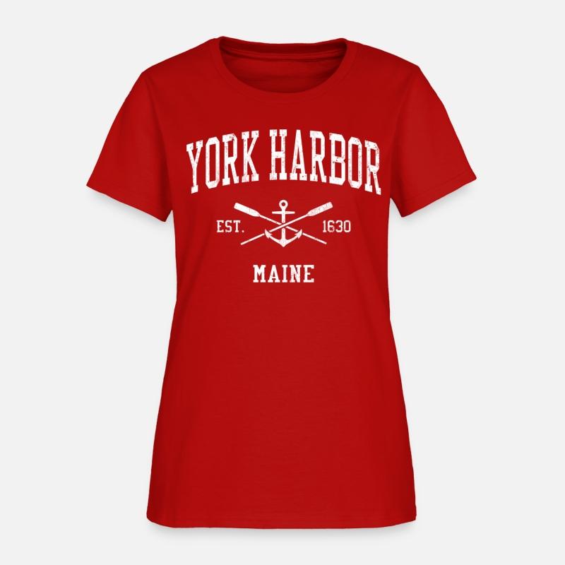 York Harbor Me Crossed Oars Boat Anchor Sports