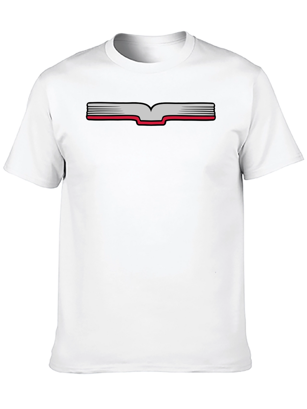 Open Book Graphic Tee - Black