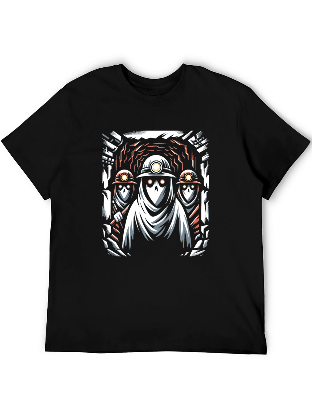 Miners Graphic T-Shirt - Cool Black Tee