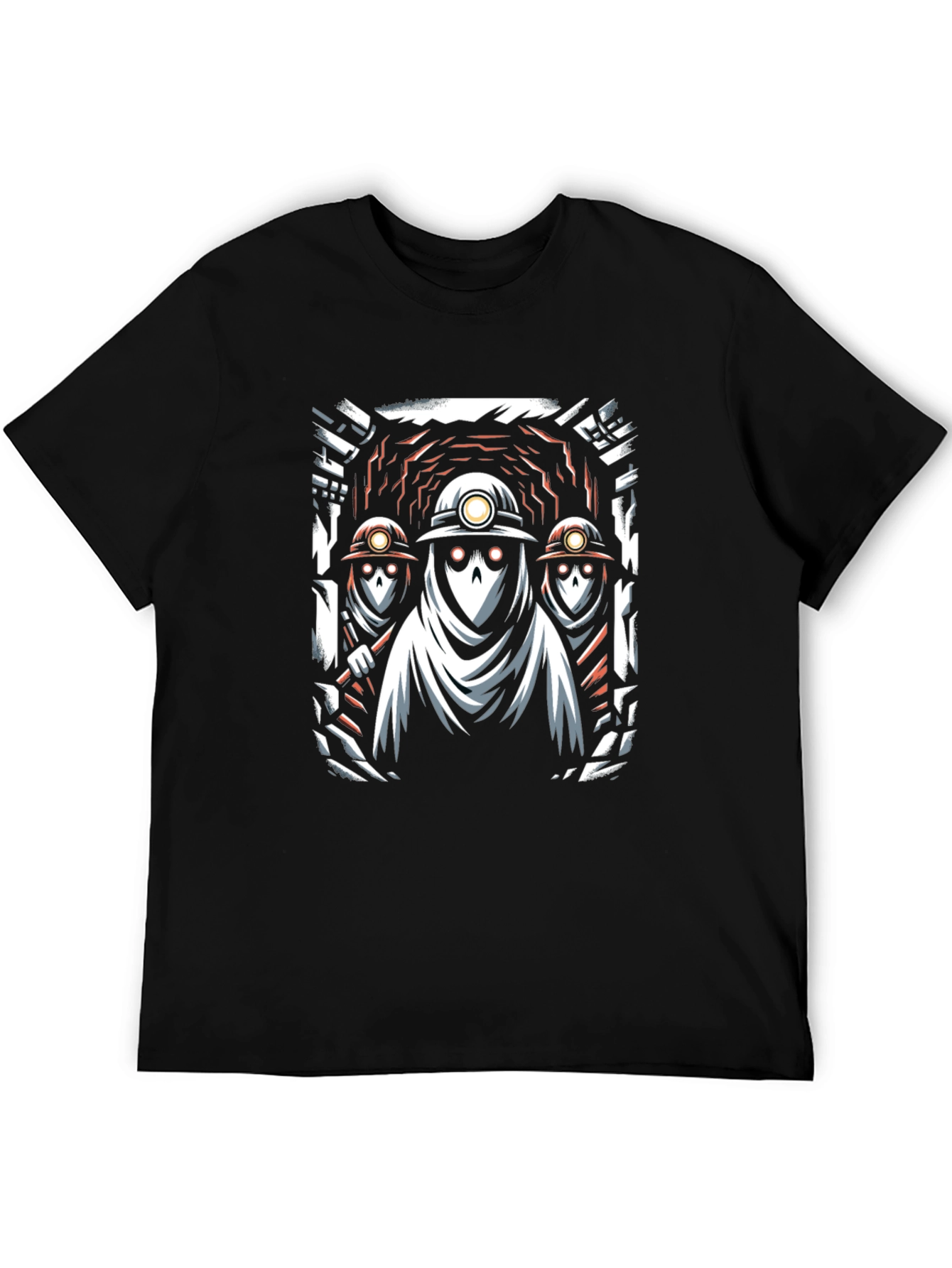 Miners Graphic T-Shirt - Cool Black Tee