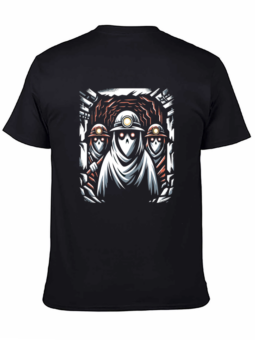 Miners Graphic T-Shirt - Cool Black Tee