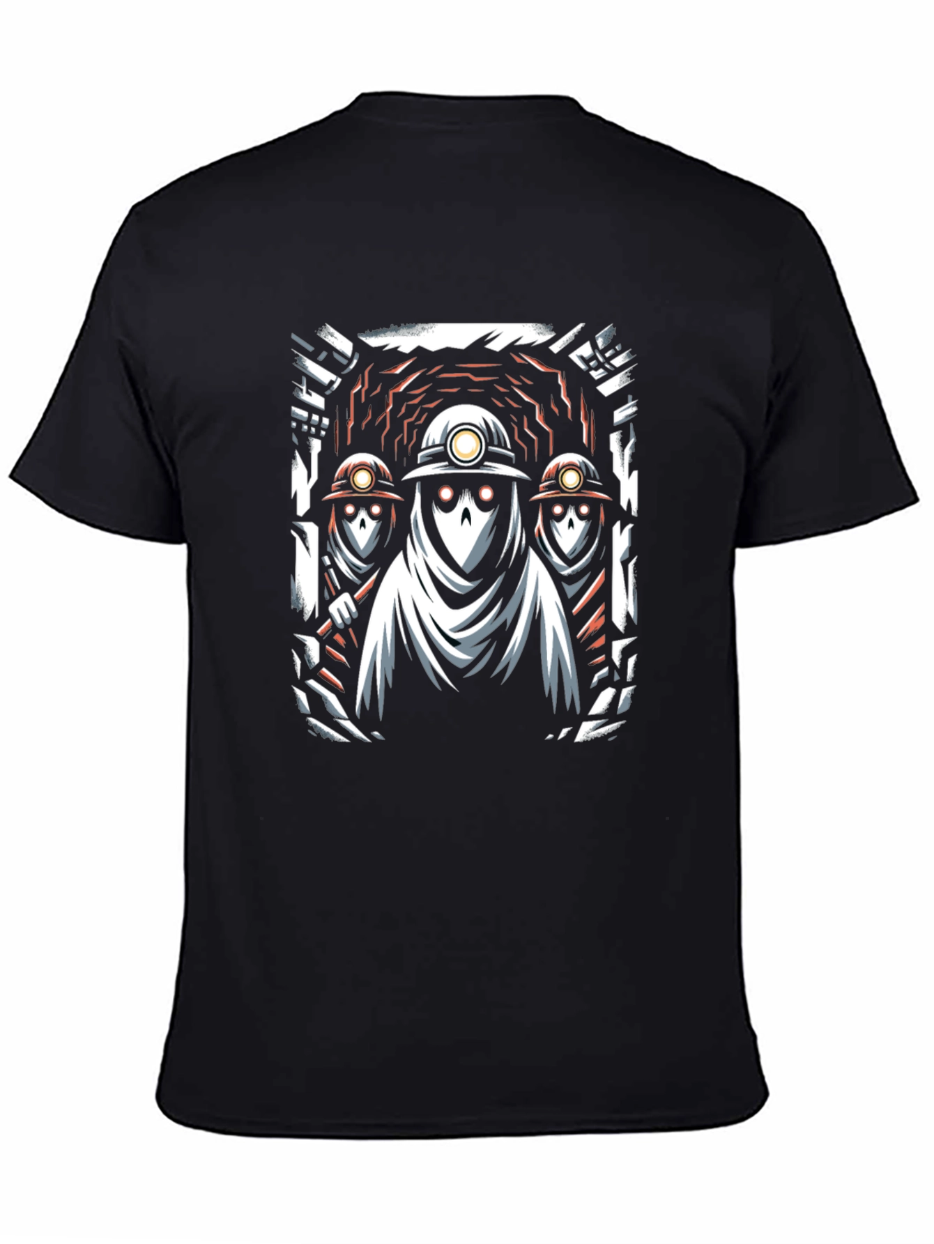 Miners Graphic T-Shirt - Cool Black Tee