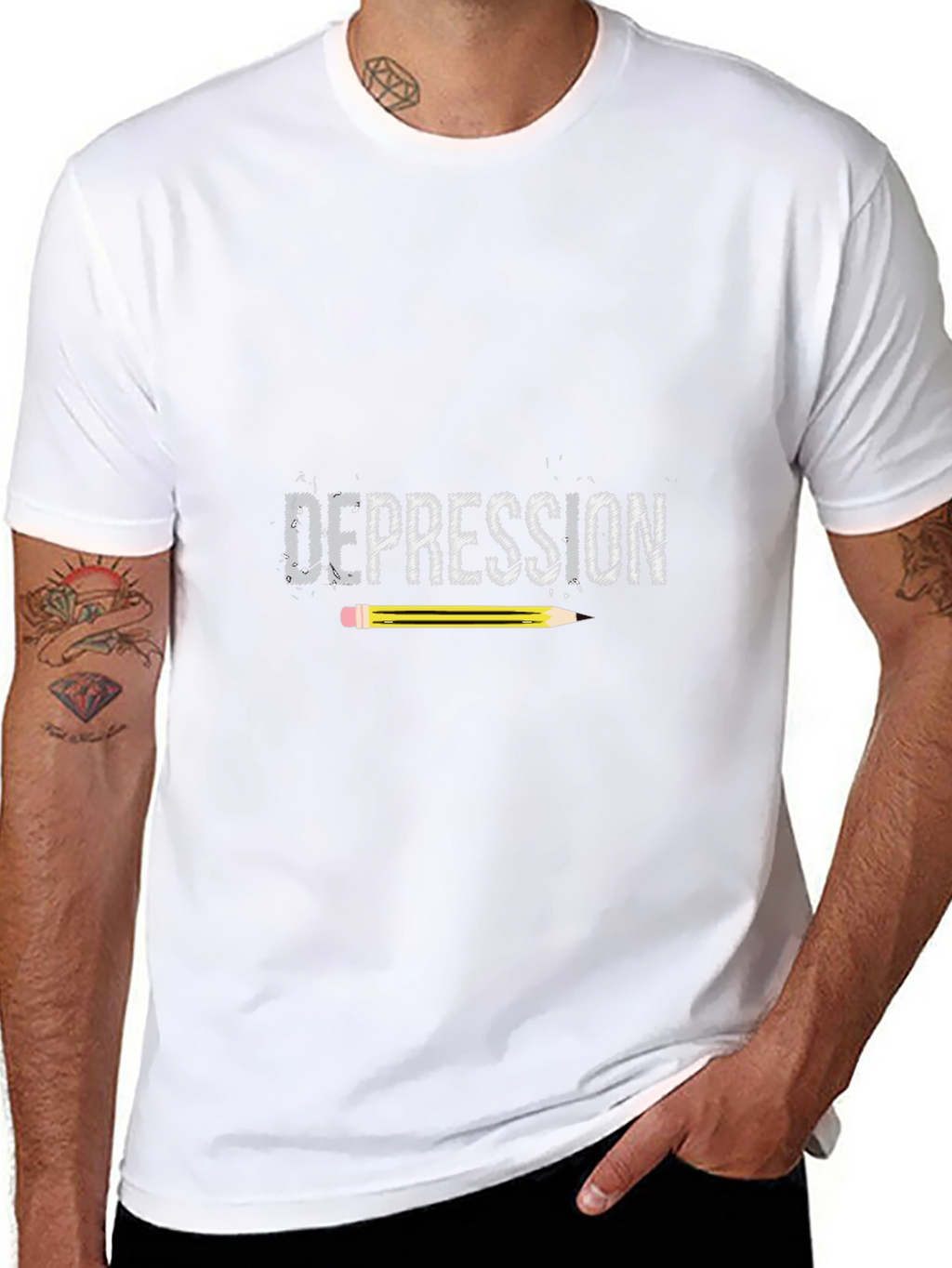 Depression T-Shirt: Stylish Graphic Tee for Self-Expression
