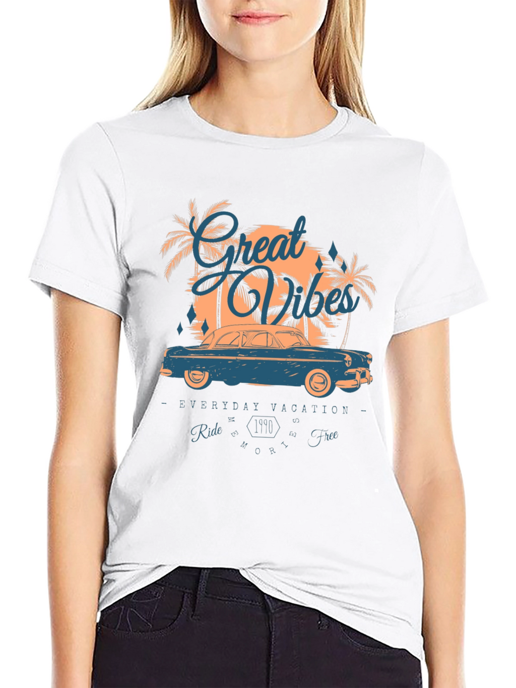 Great Vibes Graphic Tee - Everyday Vacation