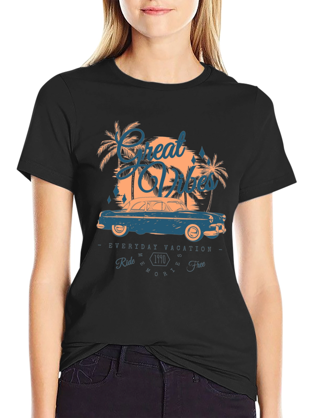Great Vibes Graphic Tee - Everyday Vacation
