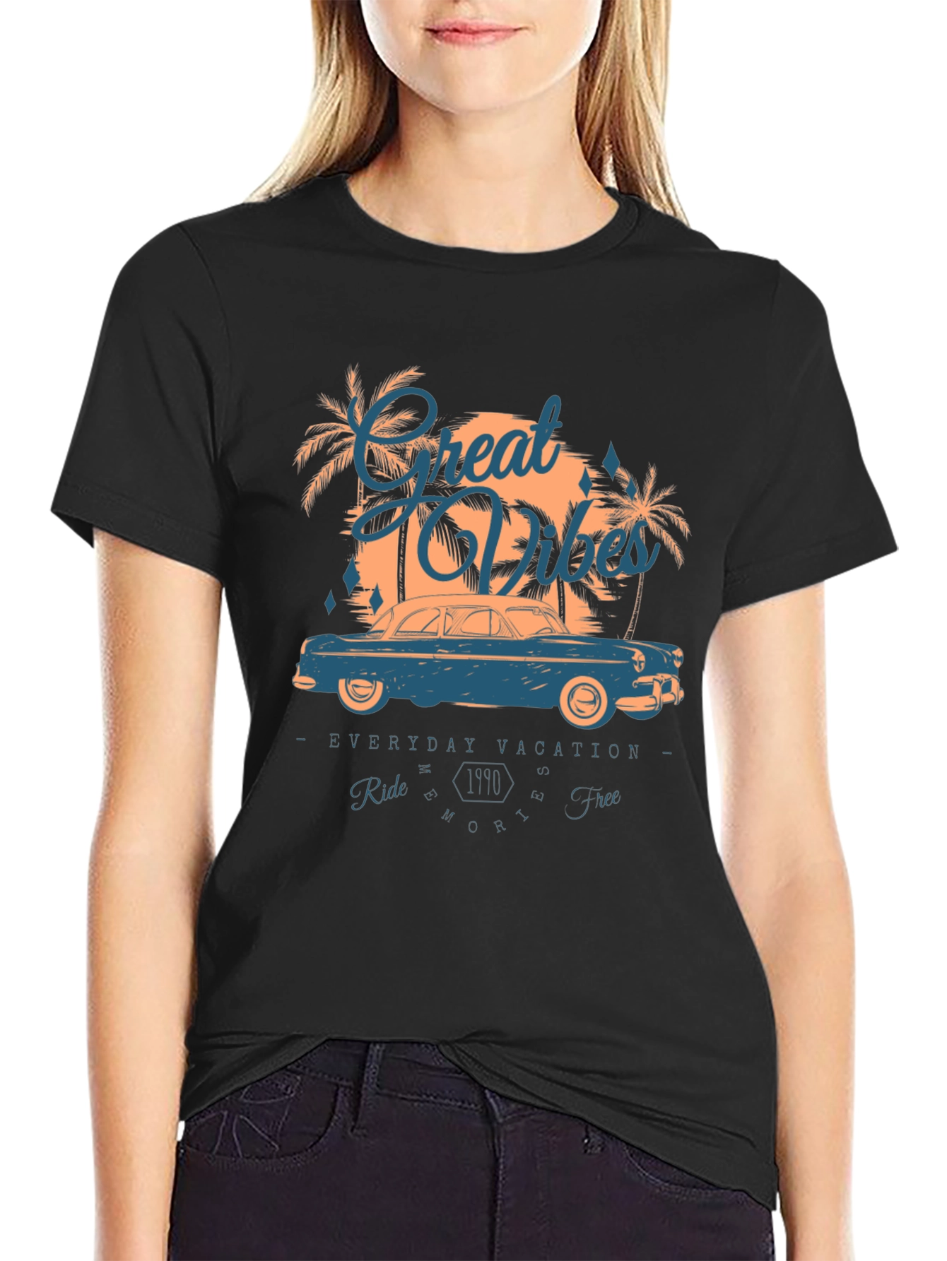 Great Vibes Graphic Tee - Everyday Vacation
