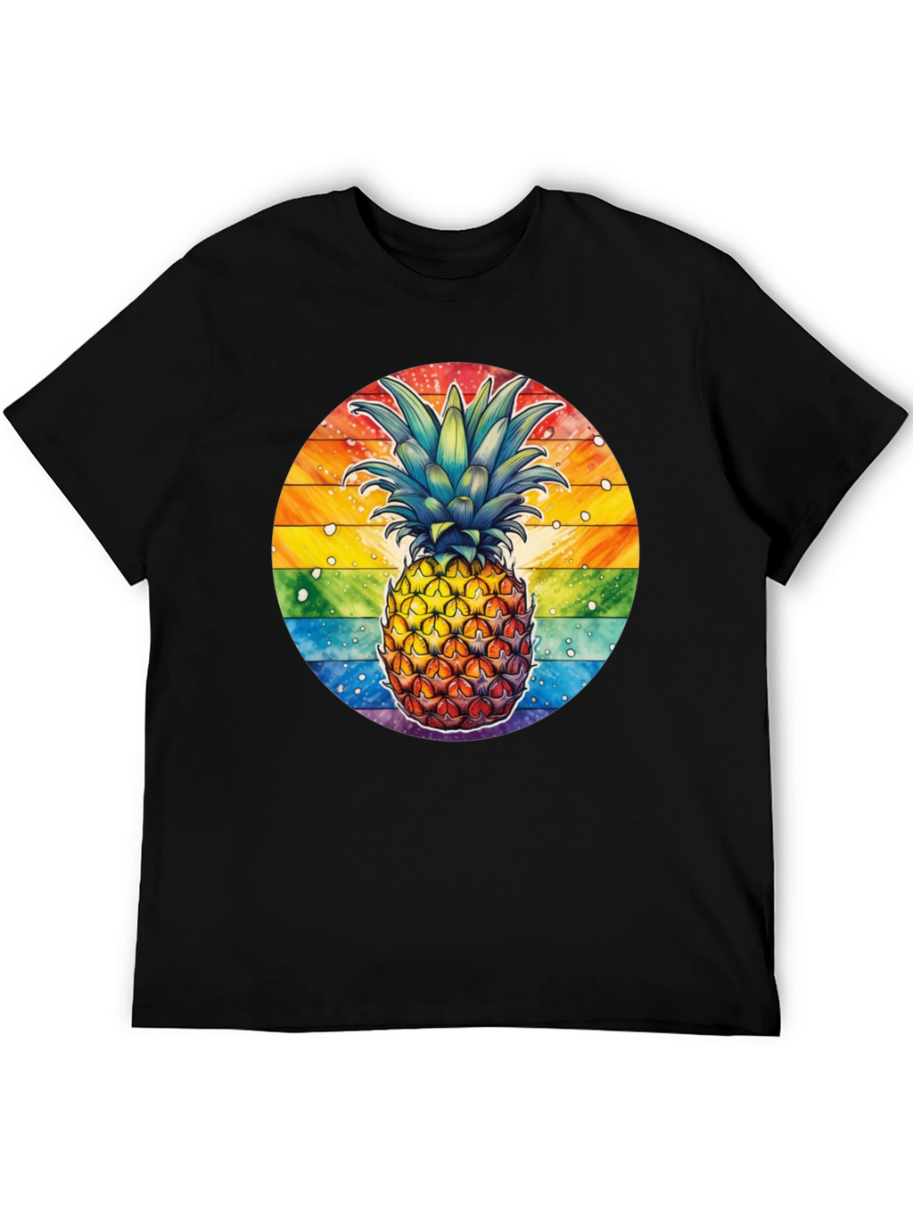 Rainbow Pineapple Graphic Tee