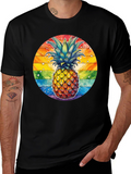 Rainbow Pineapple Graphic Tee