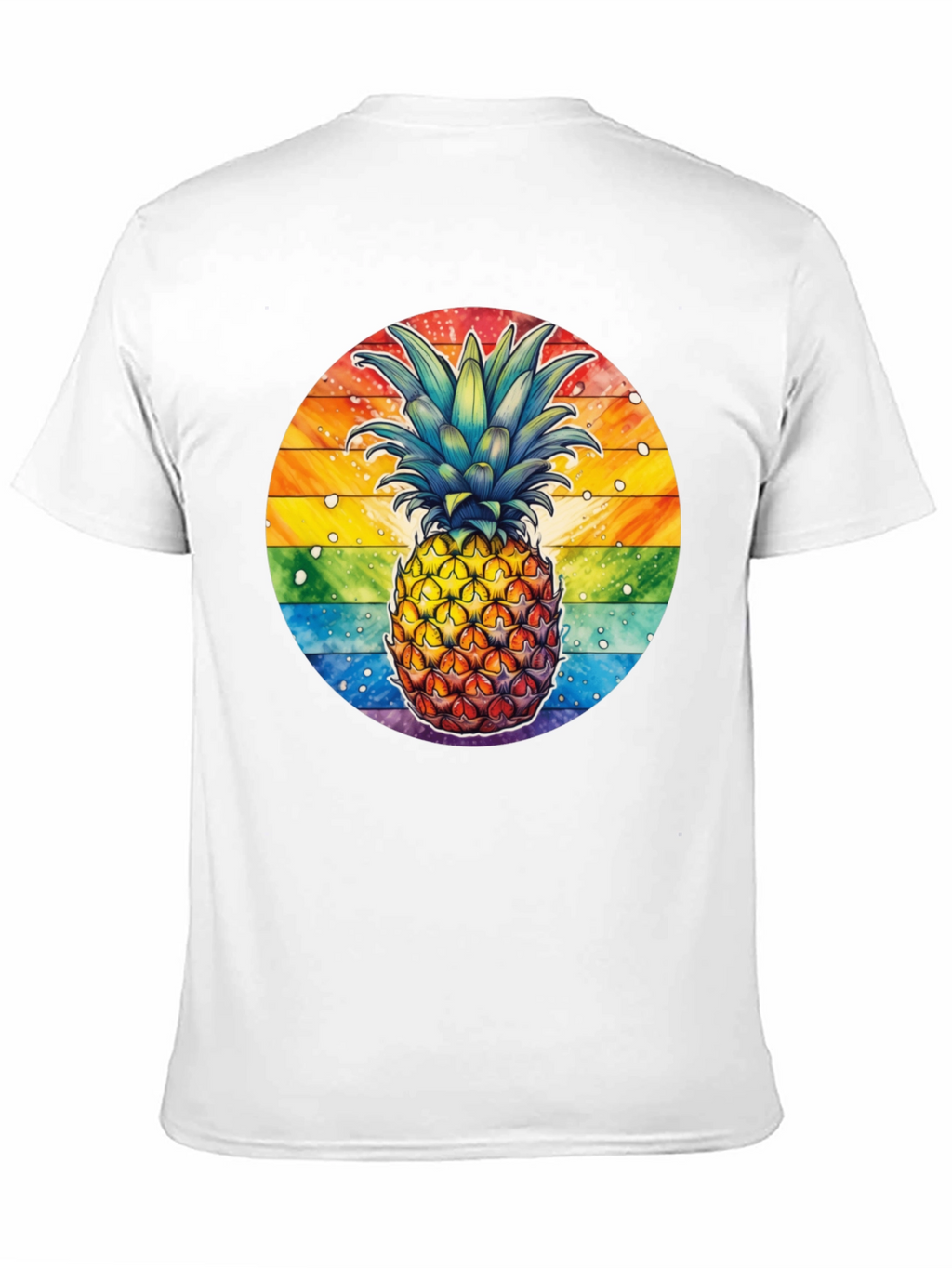 Rainbow Pineapple Graphic Tee