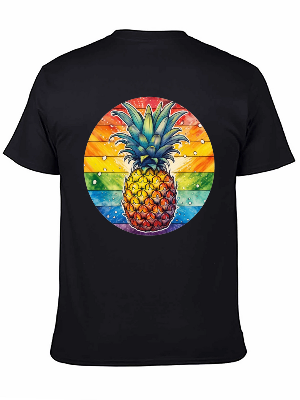 Rainbow Pineapple Graphic Tee