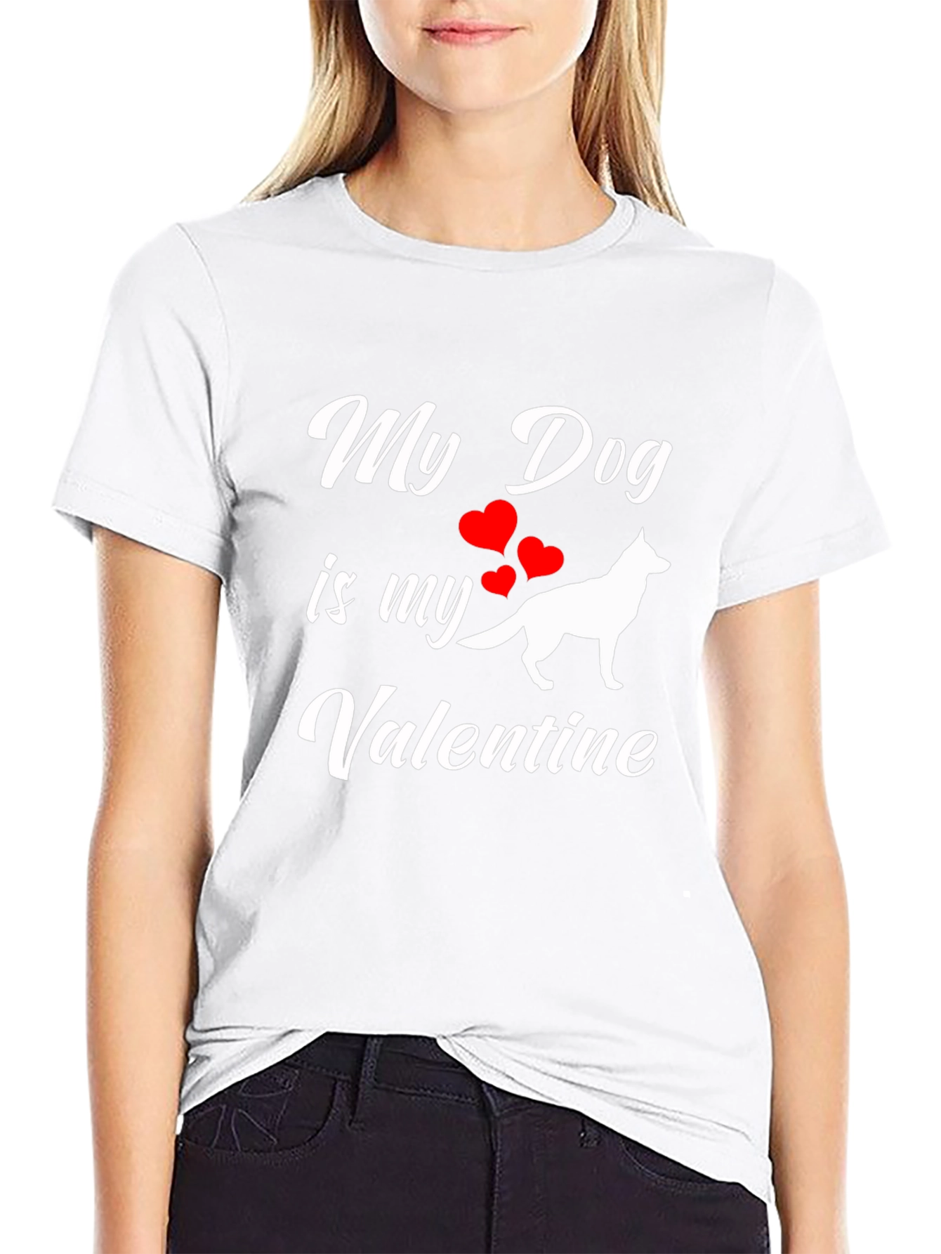 My Dog is My Valentine T-Shirt