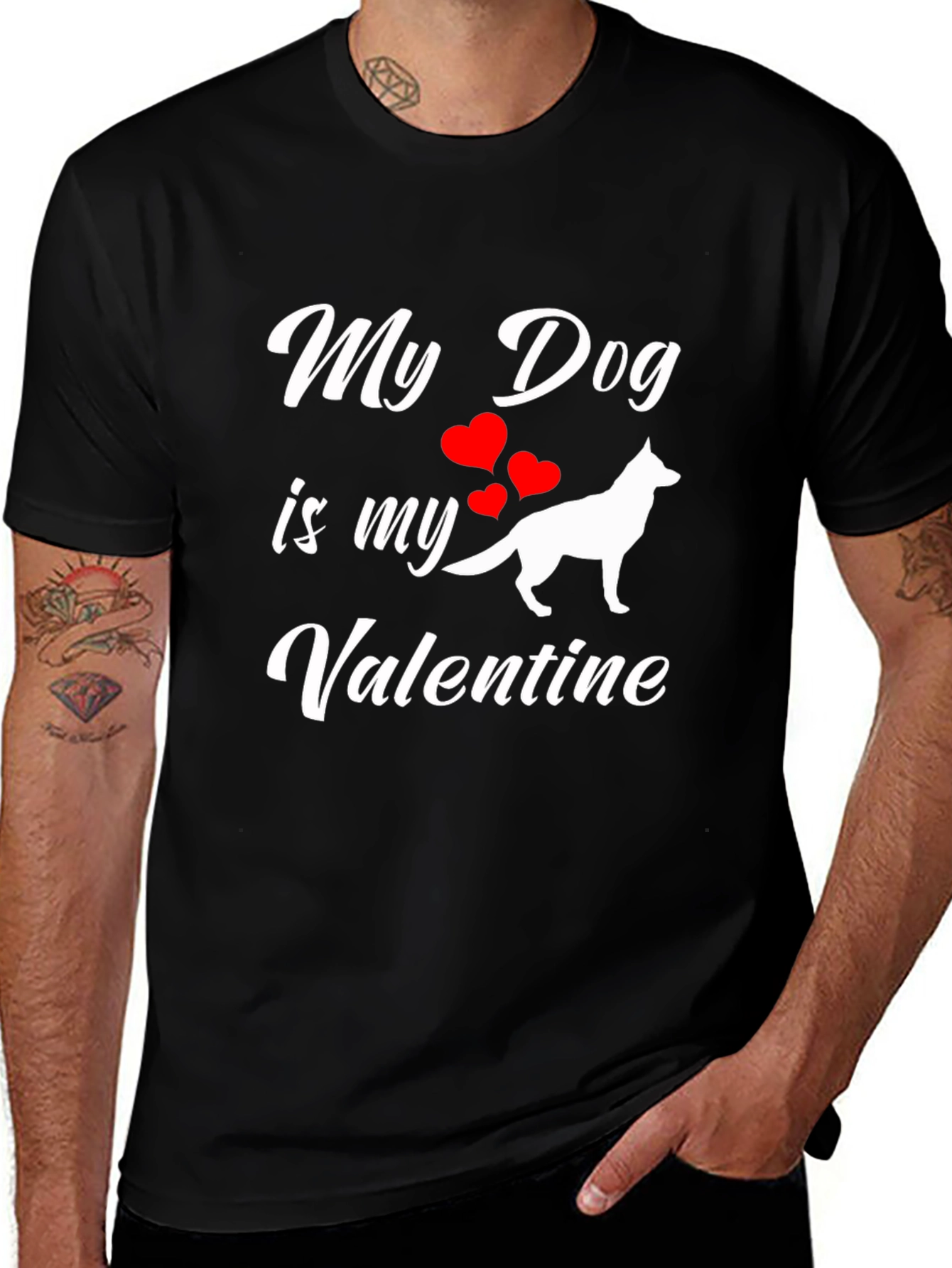 My Dog is My Valentine T-Shirt