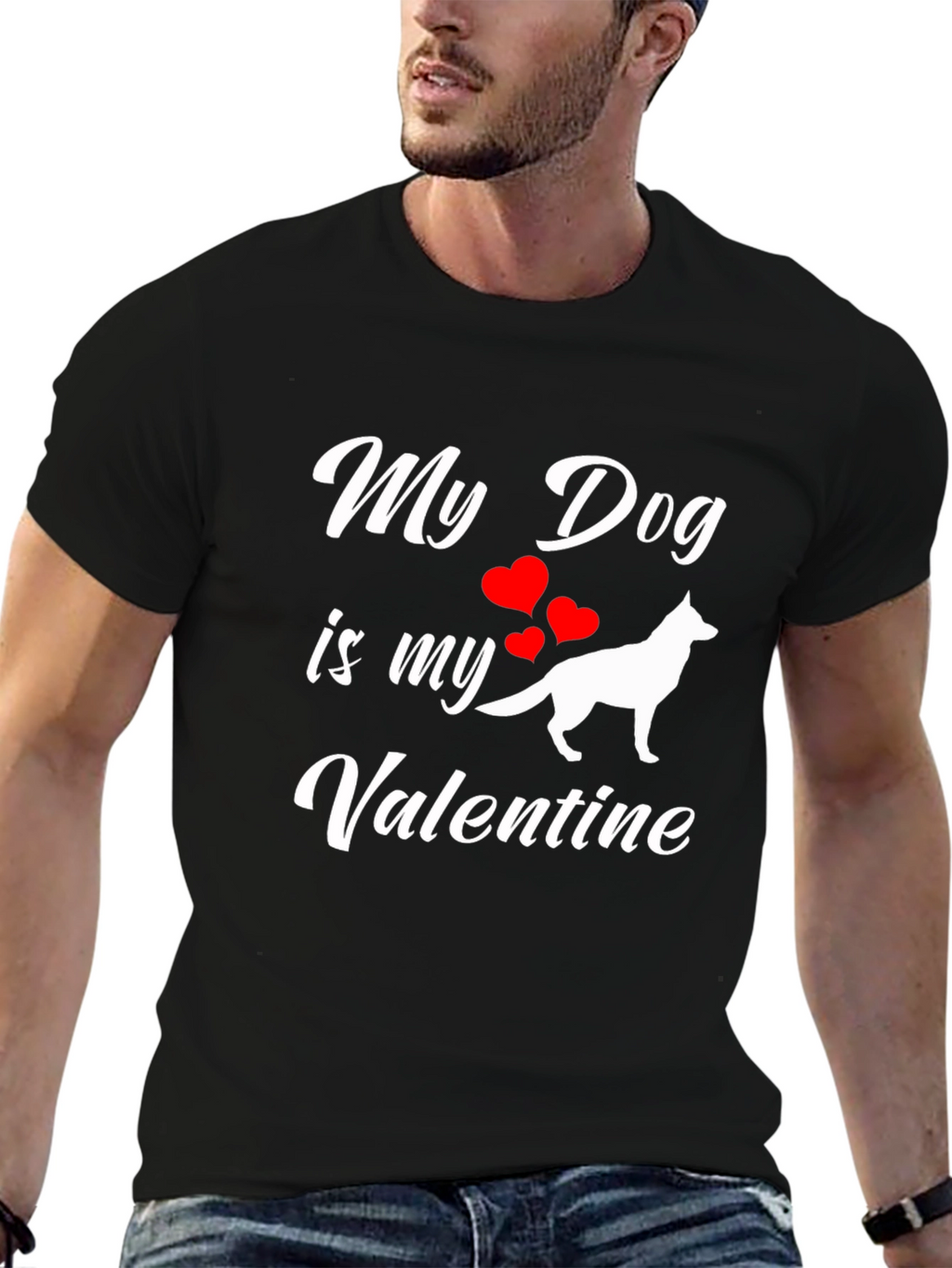 My Dog is My Valentine T-Shirt