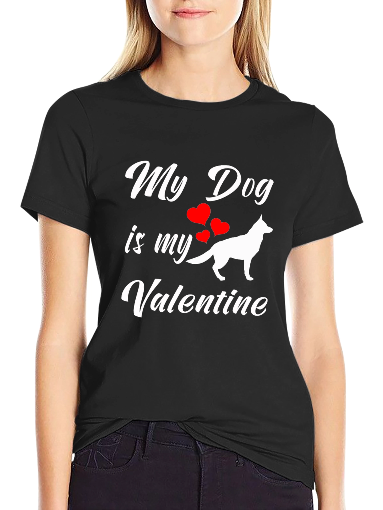 My Dog is My Valentine T-Shirt