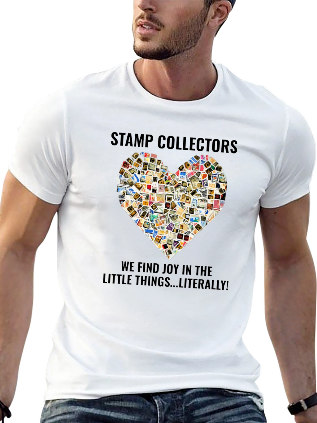 Stamp Collector Heart T-Shirt