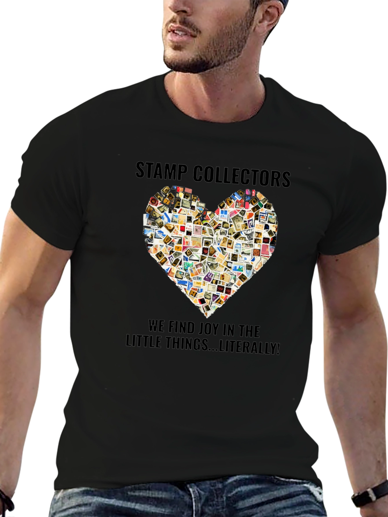 Stamp Collector Heart T-Shirt