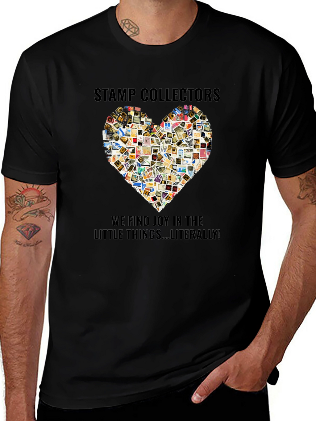 Stamp Collector Heart T-Shirt
