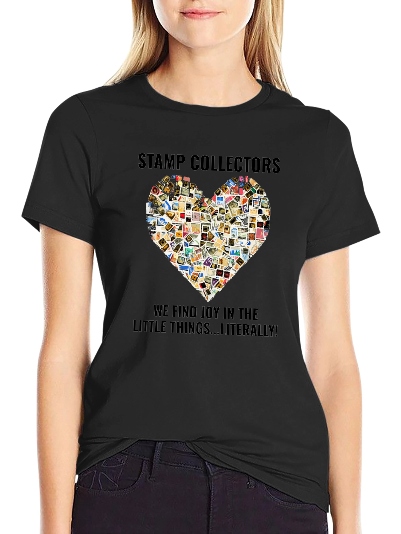 Stamp Collector Heart T-Shirt