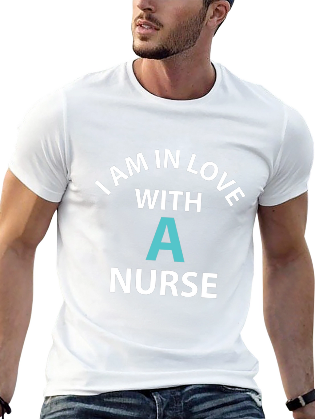 I Love a Nurse Graphic T-Shirt
