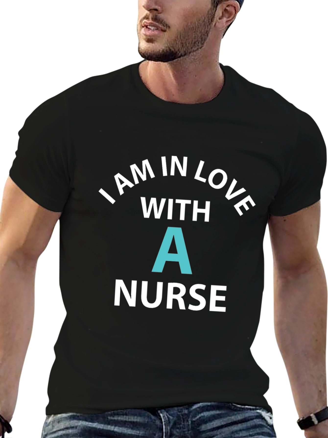 I Love a Nurse Graphic T-Shirt