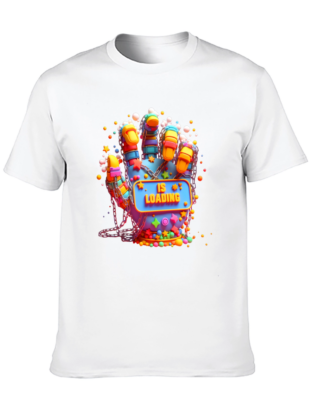Loading Hand Graphic Tee - Unique Design