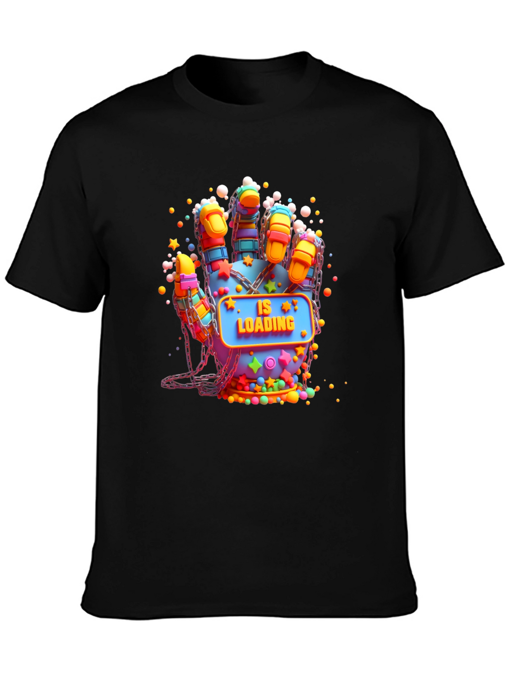 Loading Hand Graphic Tee - Unique Design