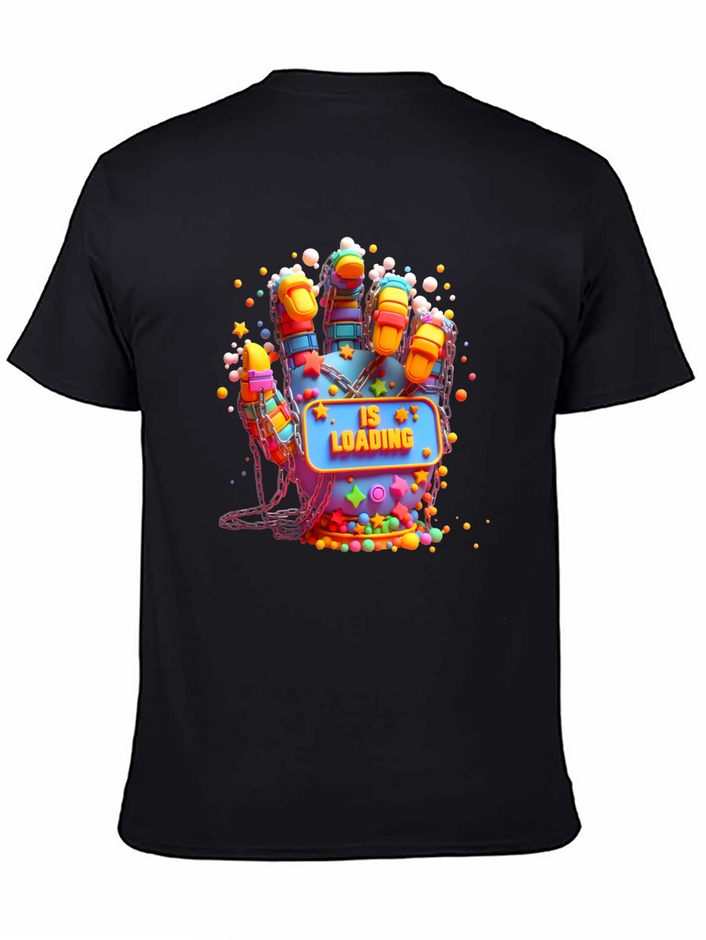 Loading Hand Graphic Tee - Unique Design