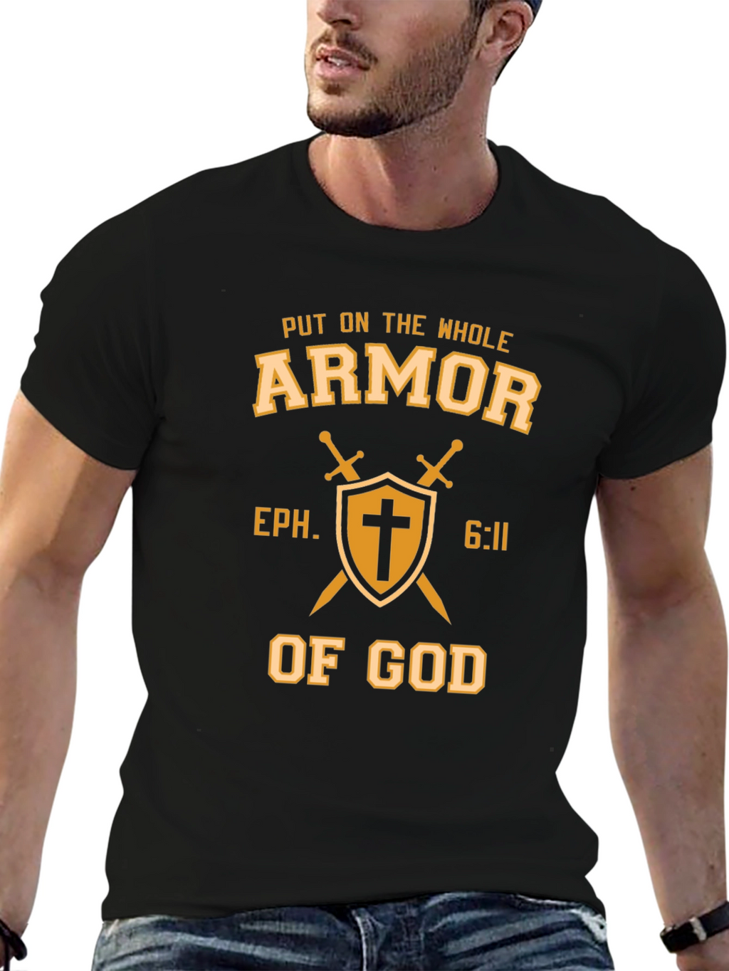 Armor of God T-Shirt Ephesians 6:11 Christian Tee