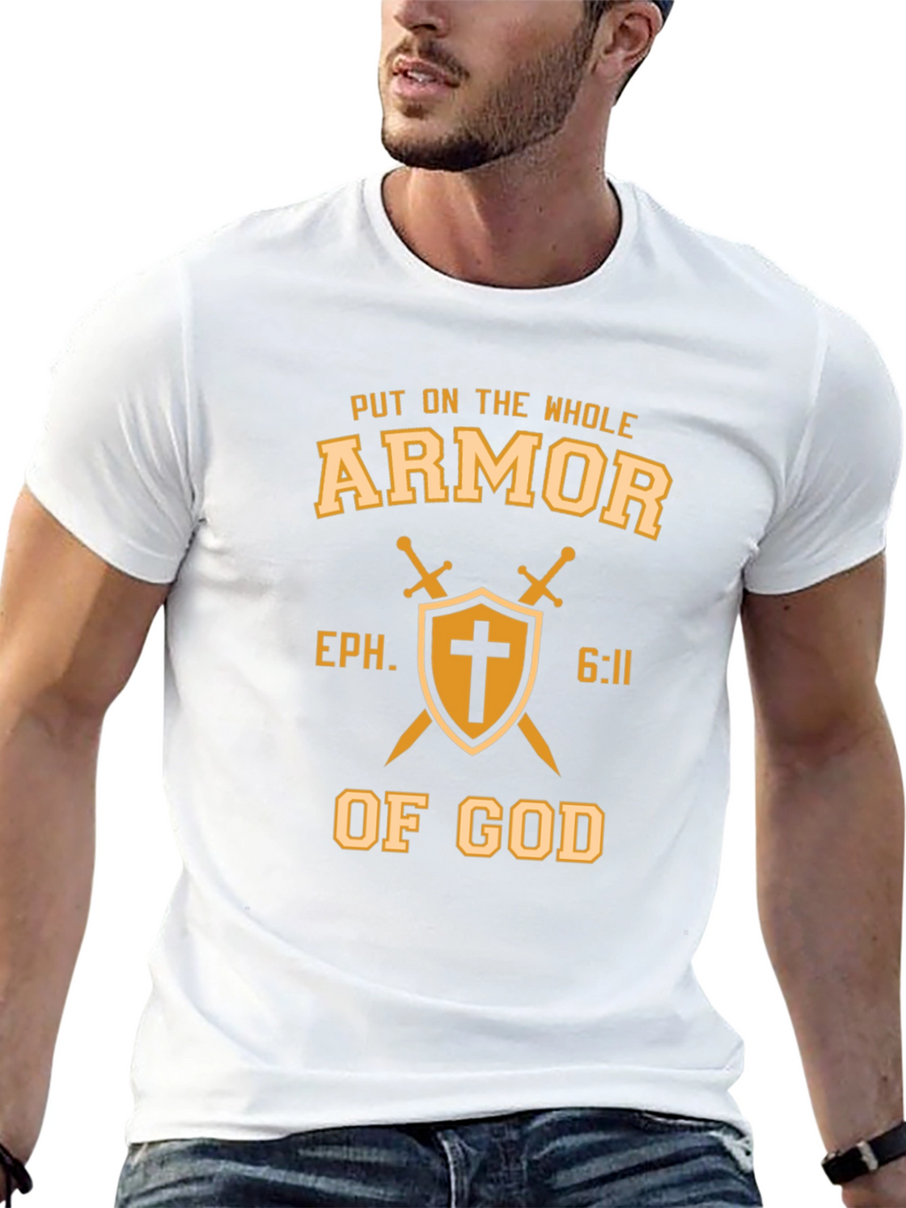 Armor of God T-Shirt Ephesians 6:11 Christian Tee