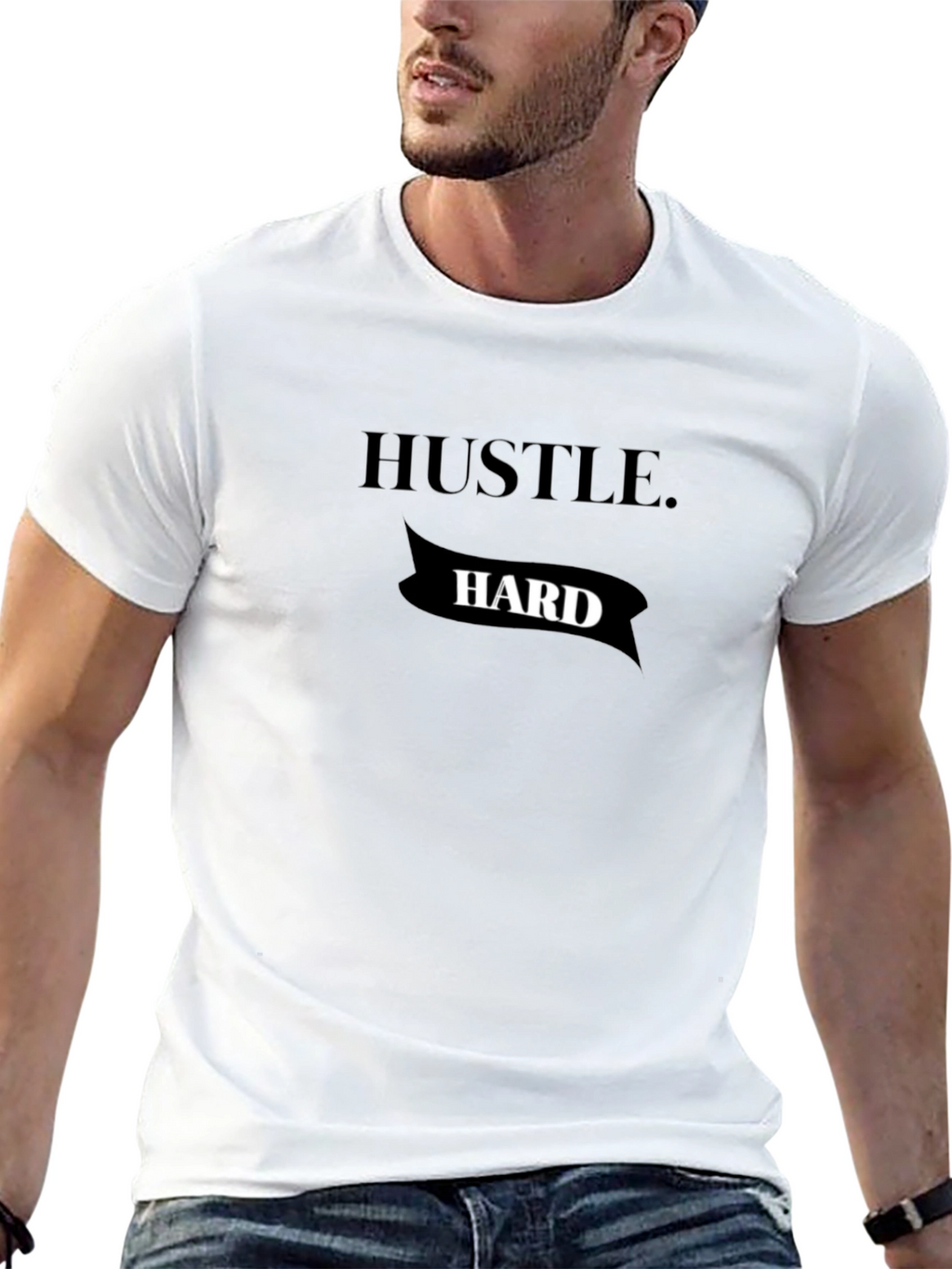 Hustle Hard Black T-Shirt